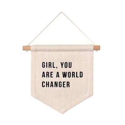 World Changer Hang Sign - Natural;