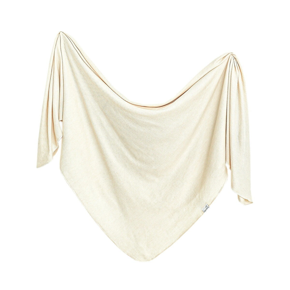 Copper Pearl Rib Knit Swaddle Blanket - Moonstone