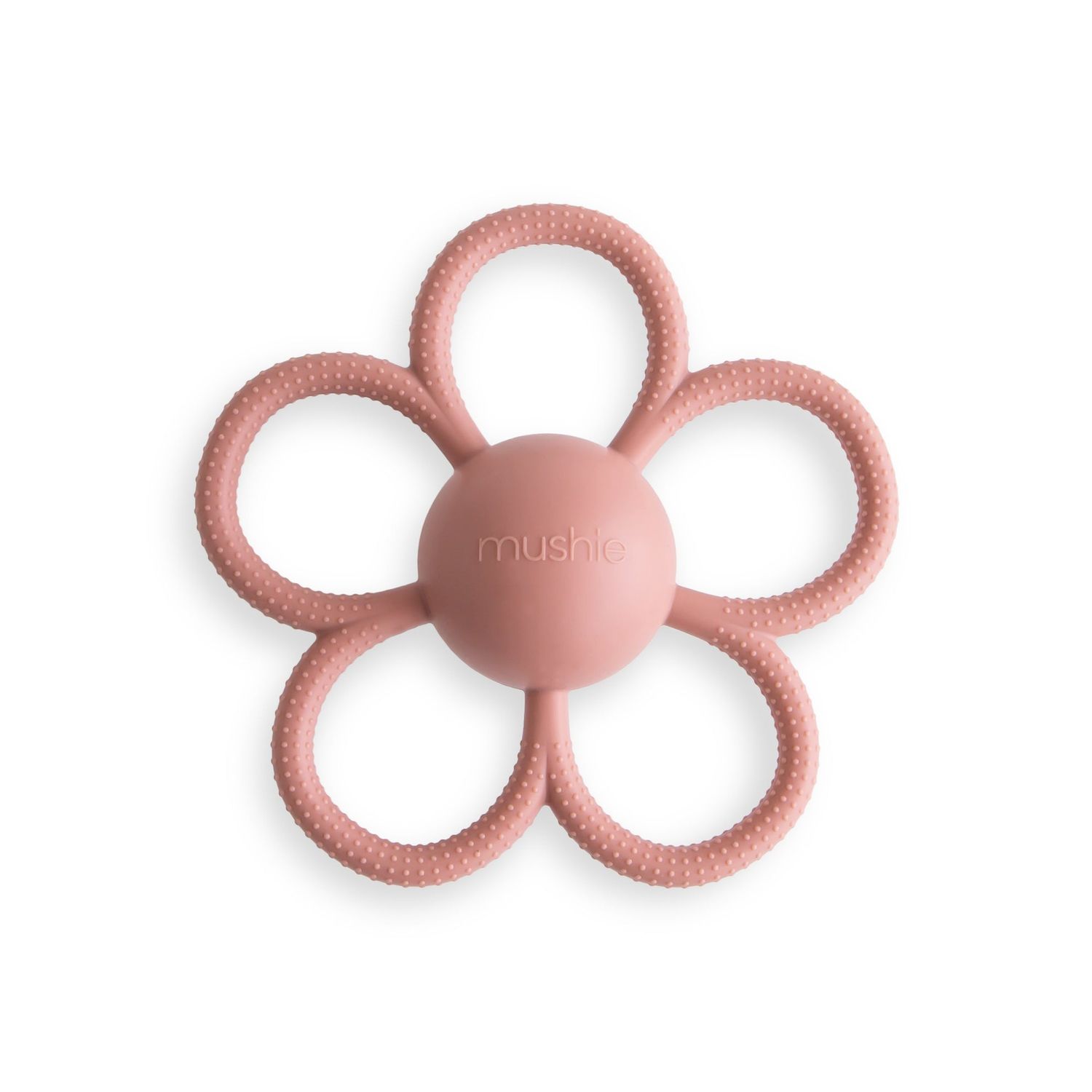 Mushie Daisy Teether Rattle
