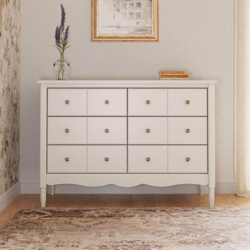 Liberty 6-Drawer Dresser- Warm White