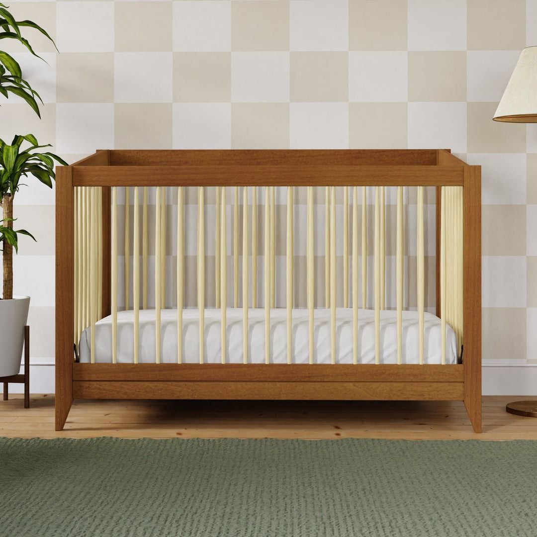 Sprout 4-in-1 Convertible Crib, color: Chestnut/Natural