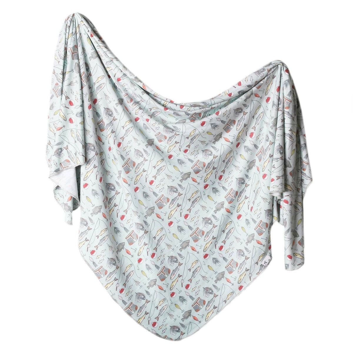 Copper Pearl Swaddle Blanket - Trout