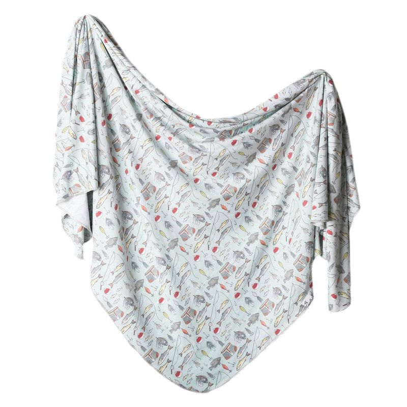 Copper Pearl Swaddle Blanket - Trout