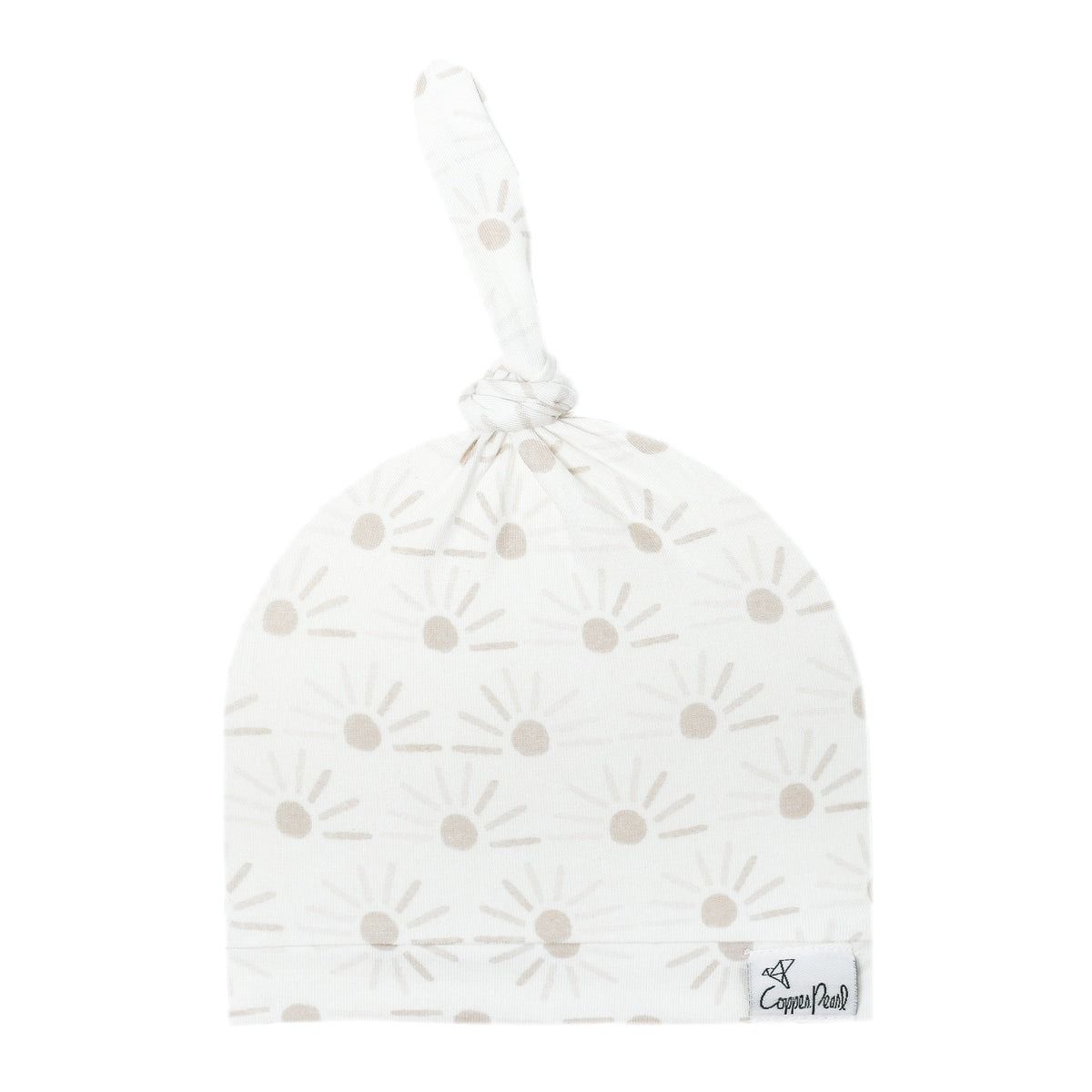 Copper Pearl Knotted Hat - Shine