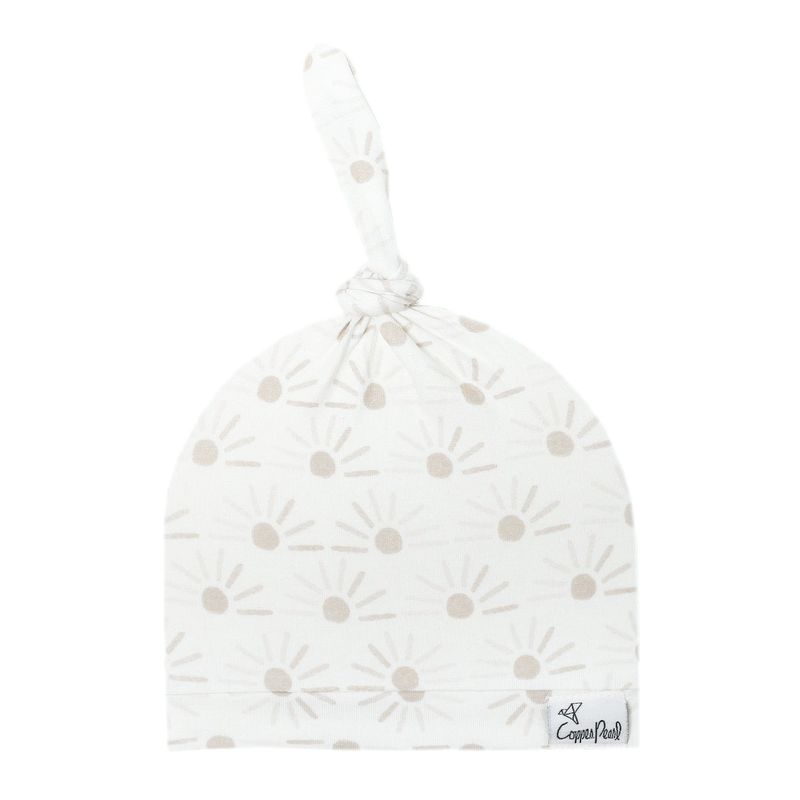 Copper Pearl Knotted Hat - Shine