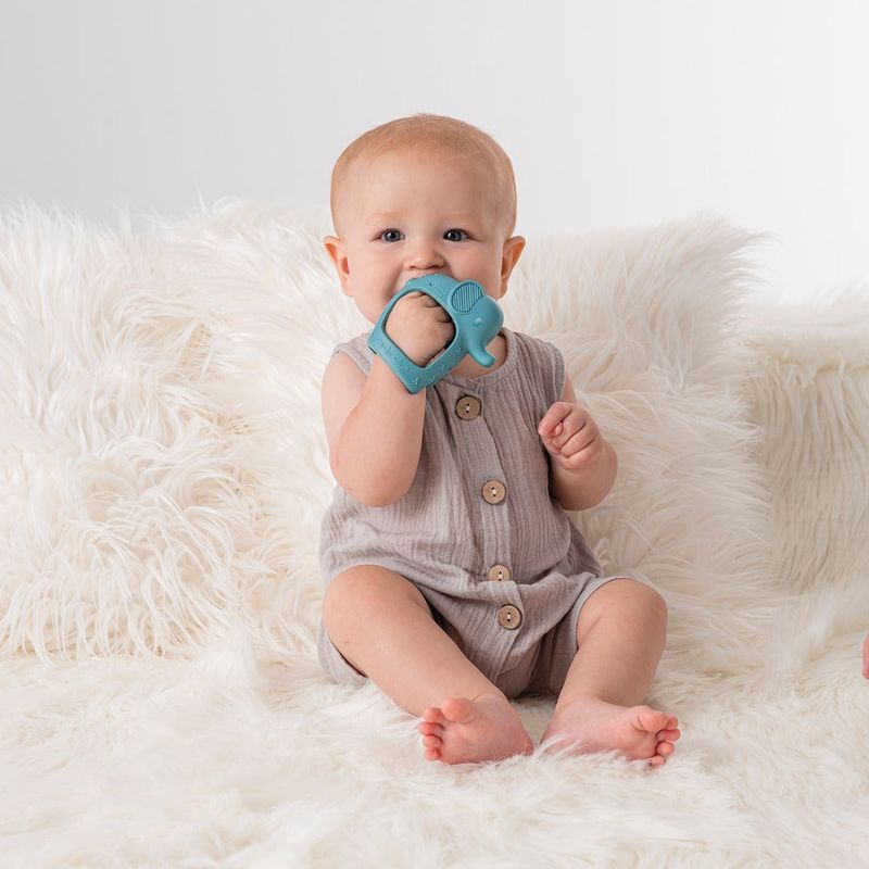 Elephant Bitzy Grip Hand Teether