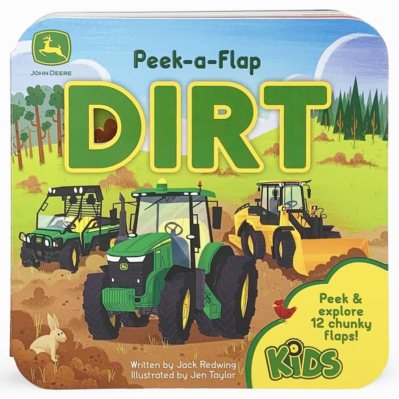 John Deer Peek-a-Flap Book - Dirt