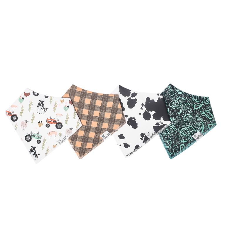 Copper Pearl Bandana Bibs - Jo