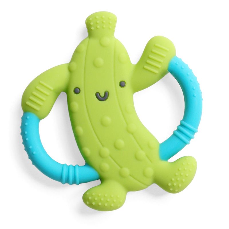 Chew Chew Silicone Handle Teether - Pickle