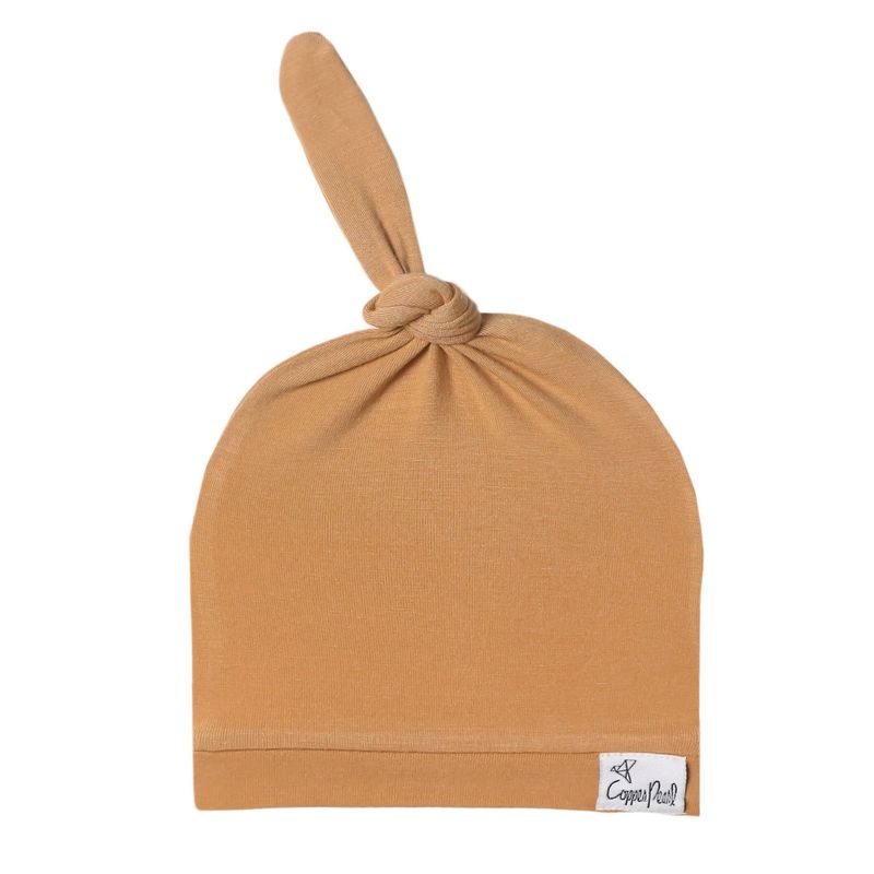 Copper Pearl Knotted Hat - Dune