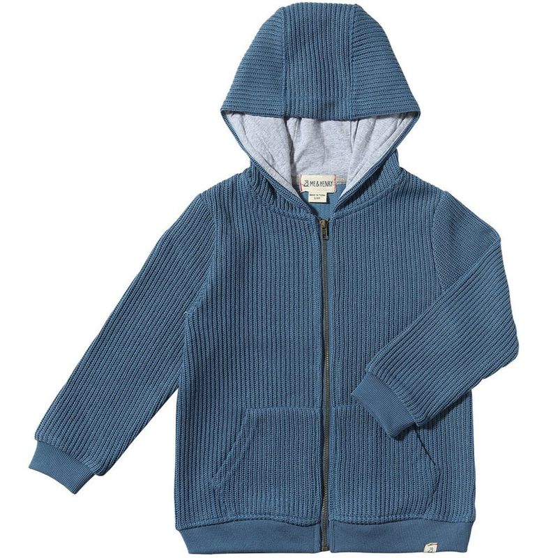 Knitted Hooded Zip Up Jacket - 12-18 mo.