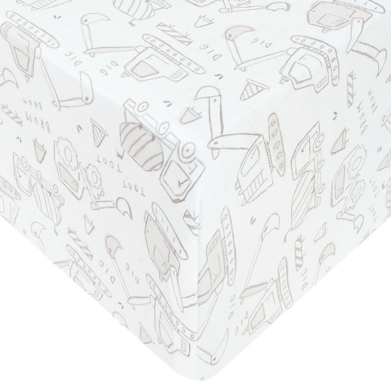 Copper Pearl Crib Sheet - Gage