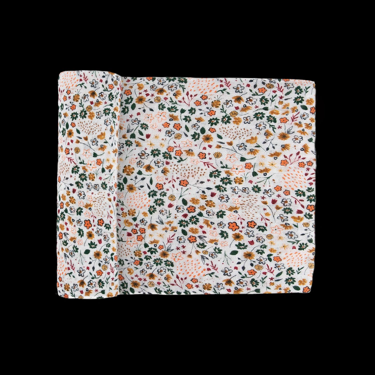 Little Unicorn cotton Swaddle Blanket - Pressed Petals
