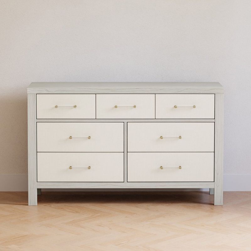 Eloise 7-Drawer Dresser - White Driftwood