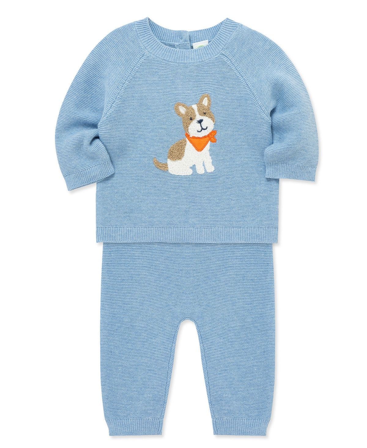 Two Piece Sweater Set - Puppy 9mo.