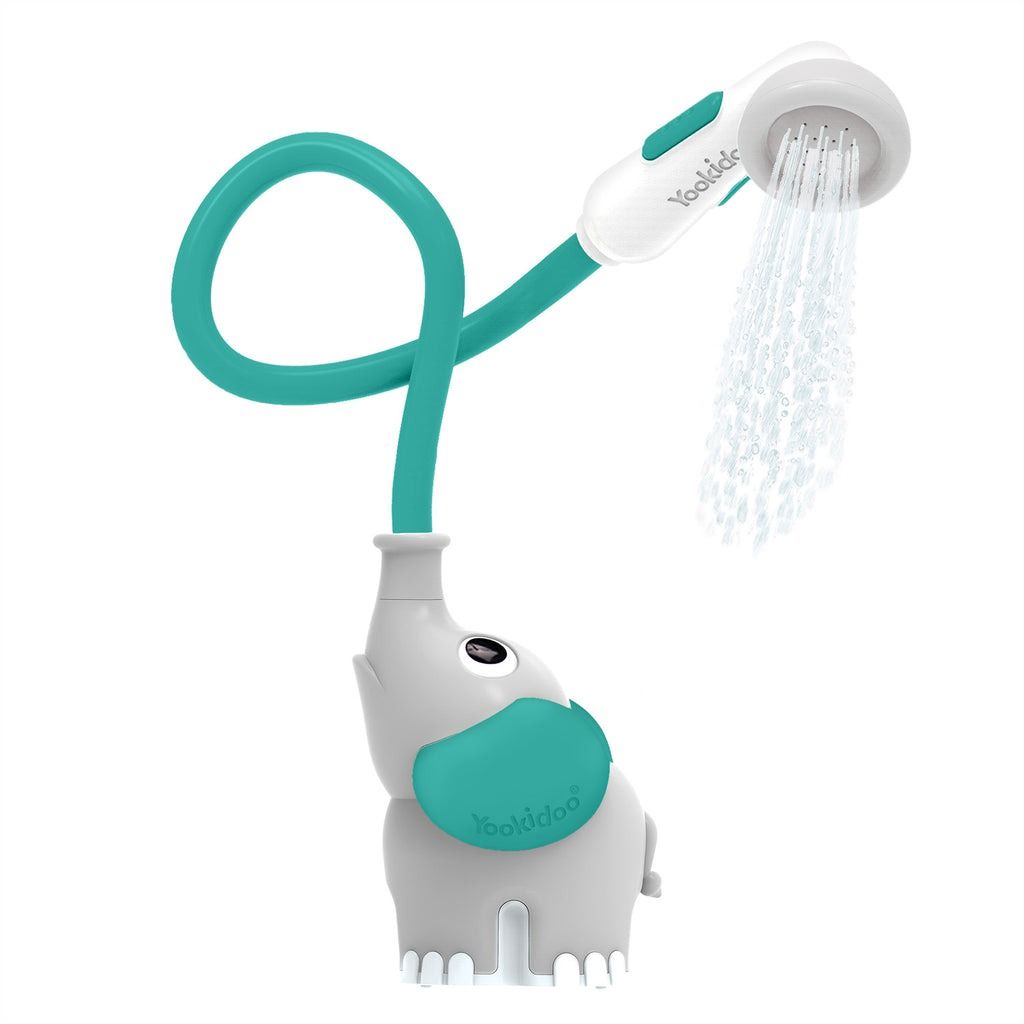 Elephant Baby Shower Head - Turquoise