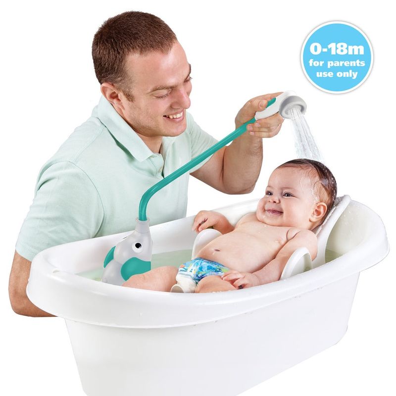 Elephant Baby Shower Head - Turquoise