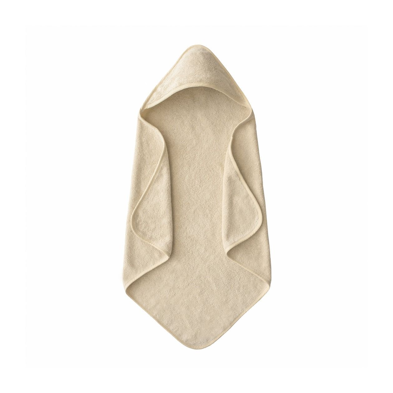Mushie Organic Cotton Hooded Towel - Fog