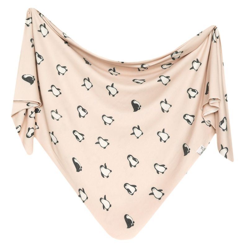 Copper Pearl Swaddle Blanket - Penguin