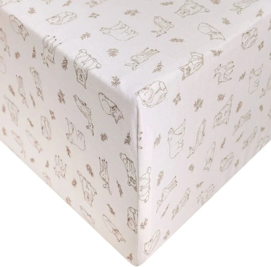 Copper Pearl Crib Sheet - Dylan