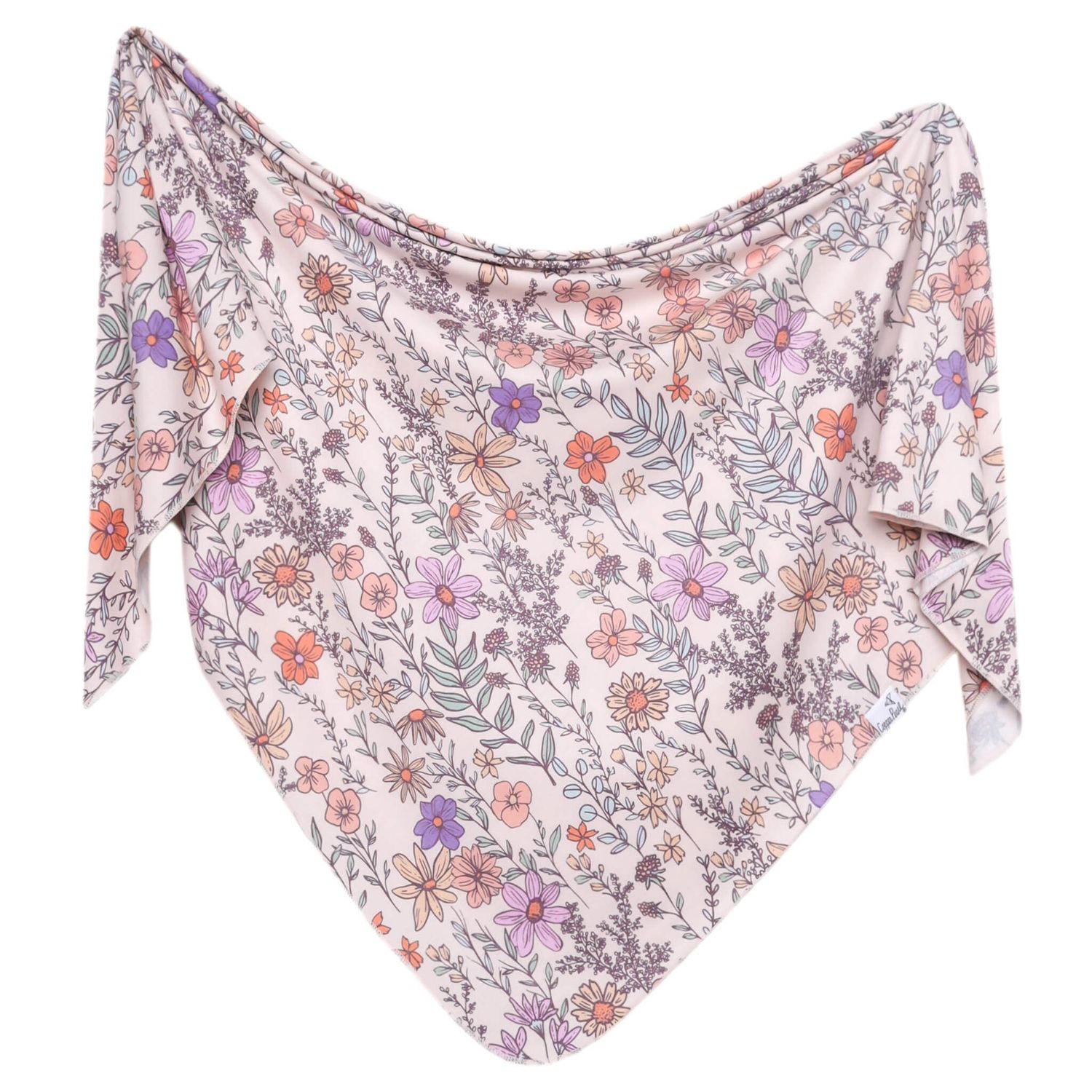 Copper Pearl Swaddle Blanket - Flora