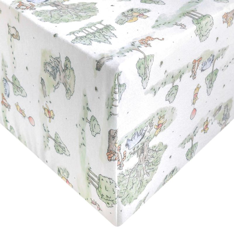 Copper Pearl Crib Sheet - Pooh's Hundred Acre Woods