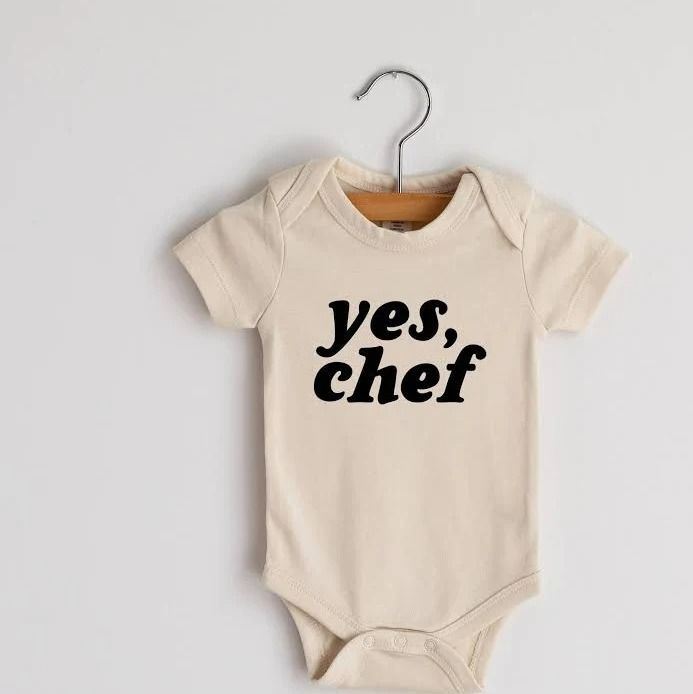 Yes Chef Onsie - 3-6 mo.
