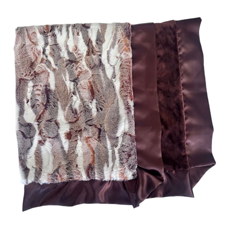 Luxe Cuddle Receiving Blanket - Iron Ember