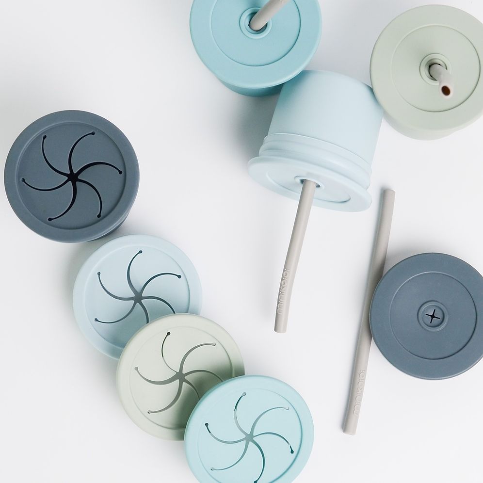 Sip n Snack Silicone Snack Cup - Green