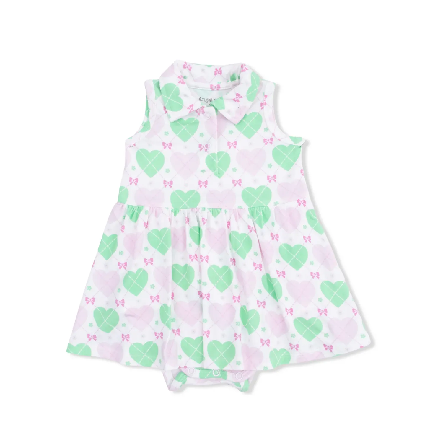 Polo Tennis Dress - Heart Argyle