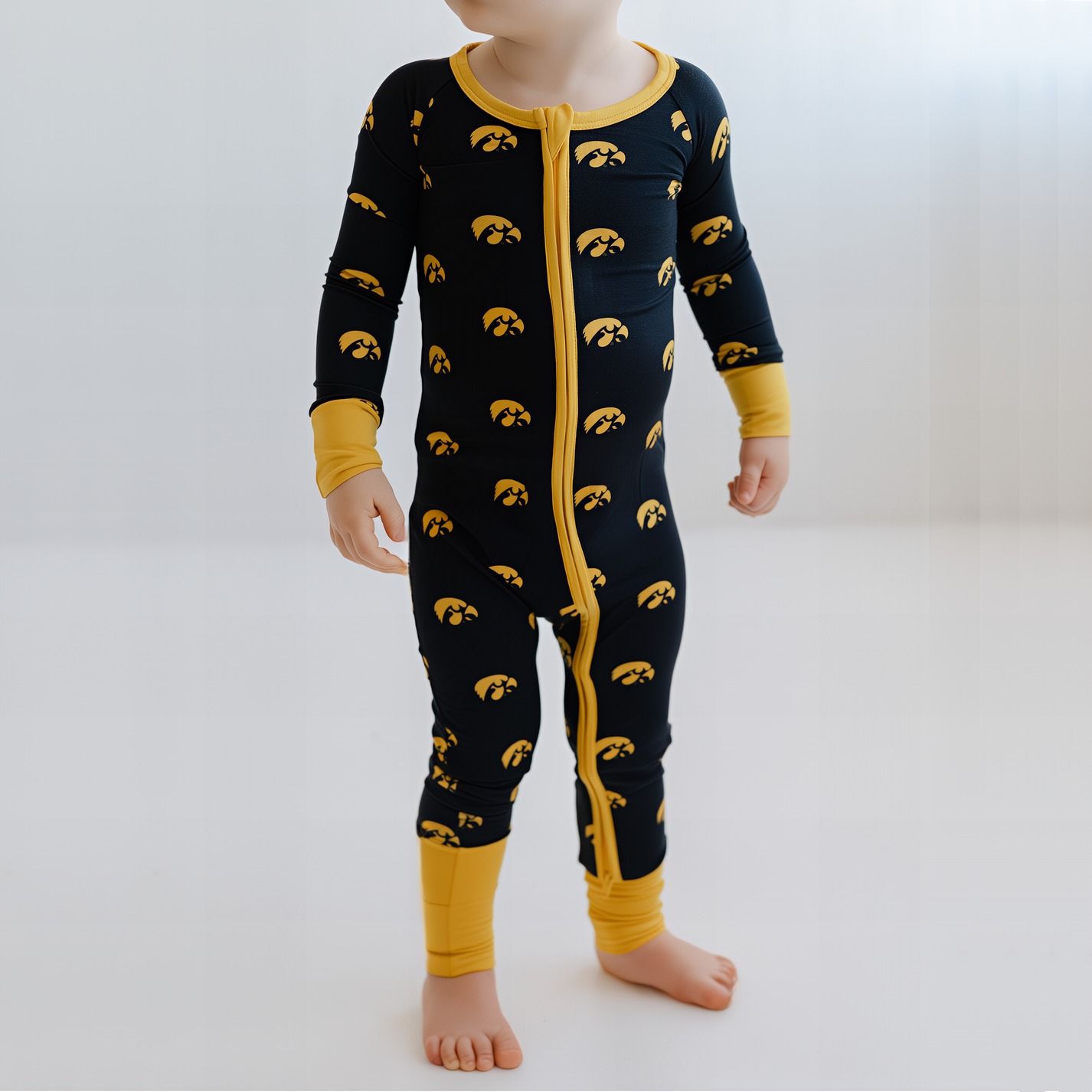 Iowa Hawkeye Zippy One-Piece 6-9 mo.
