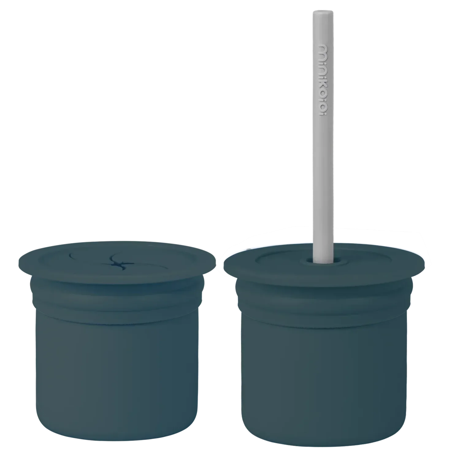 Silicone Sip &amp; Snack - Blue