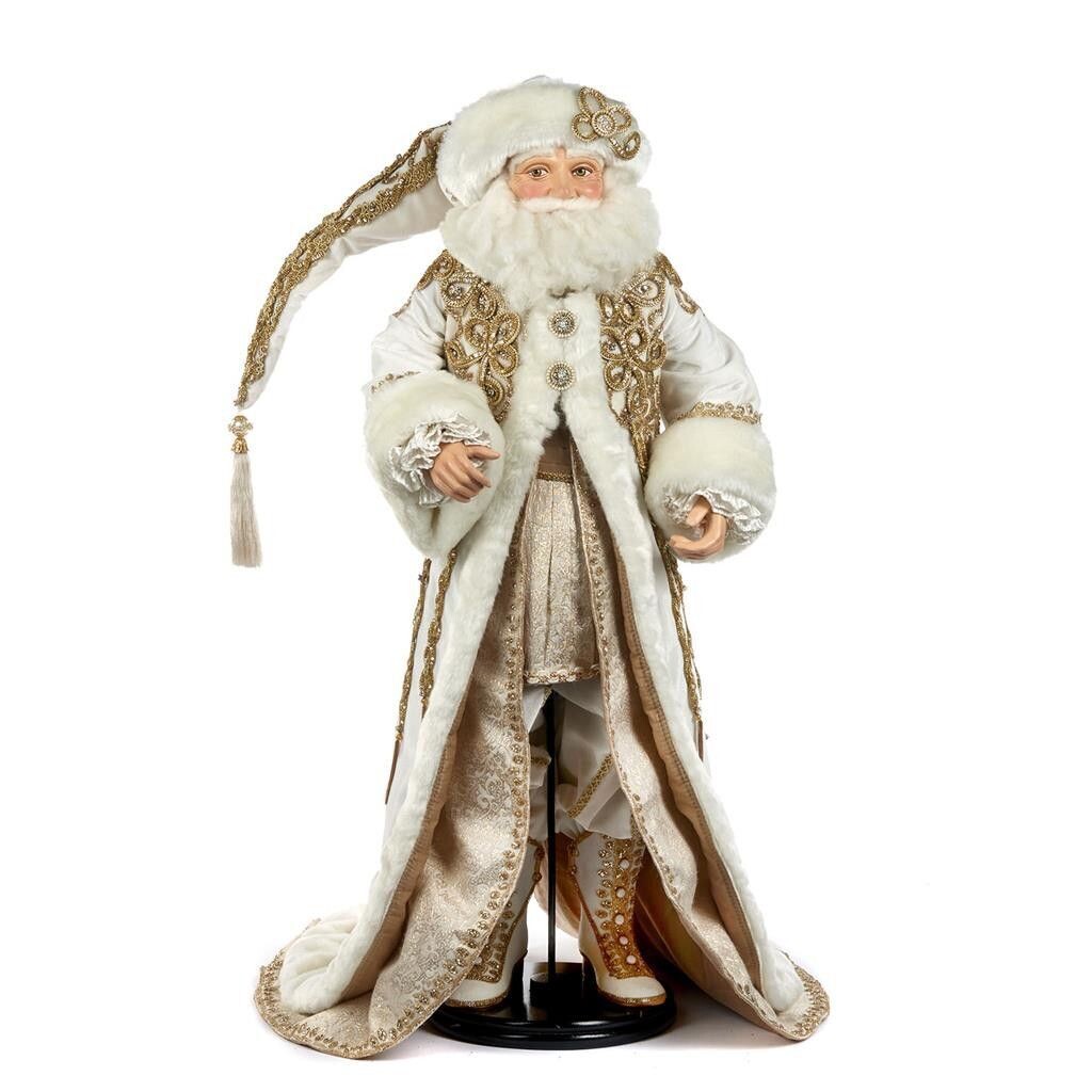 Katherine Collection - Threads of Gold Christmas Santa 60cm