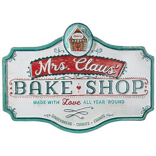 BAKE SHOP SIGN Made of Metal