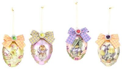 Mark Roberts - Boxed set /4 Easter Chicks Hanging Orn Mark Roberts - Boxed set /4 Easter Chicks Hanging Orn