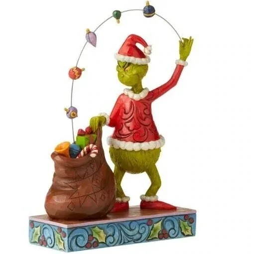 GRINCH JUGGLING INTO BAG