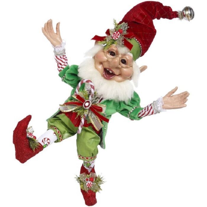 Mark Roberts Candy Cane Elf - Med Mark Roberts Candy Cane Elf - Med