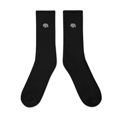 Embroidered Socks – Denim Hearts Collection