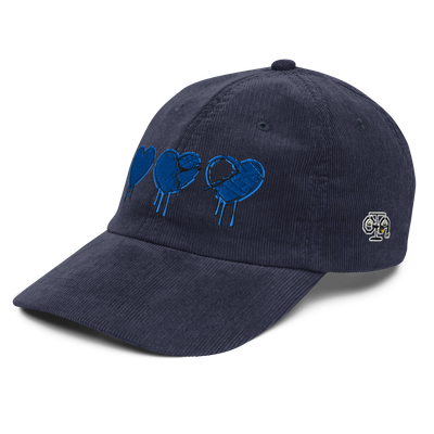 Vintage Corduroy Cap - Denim Hearts Collection