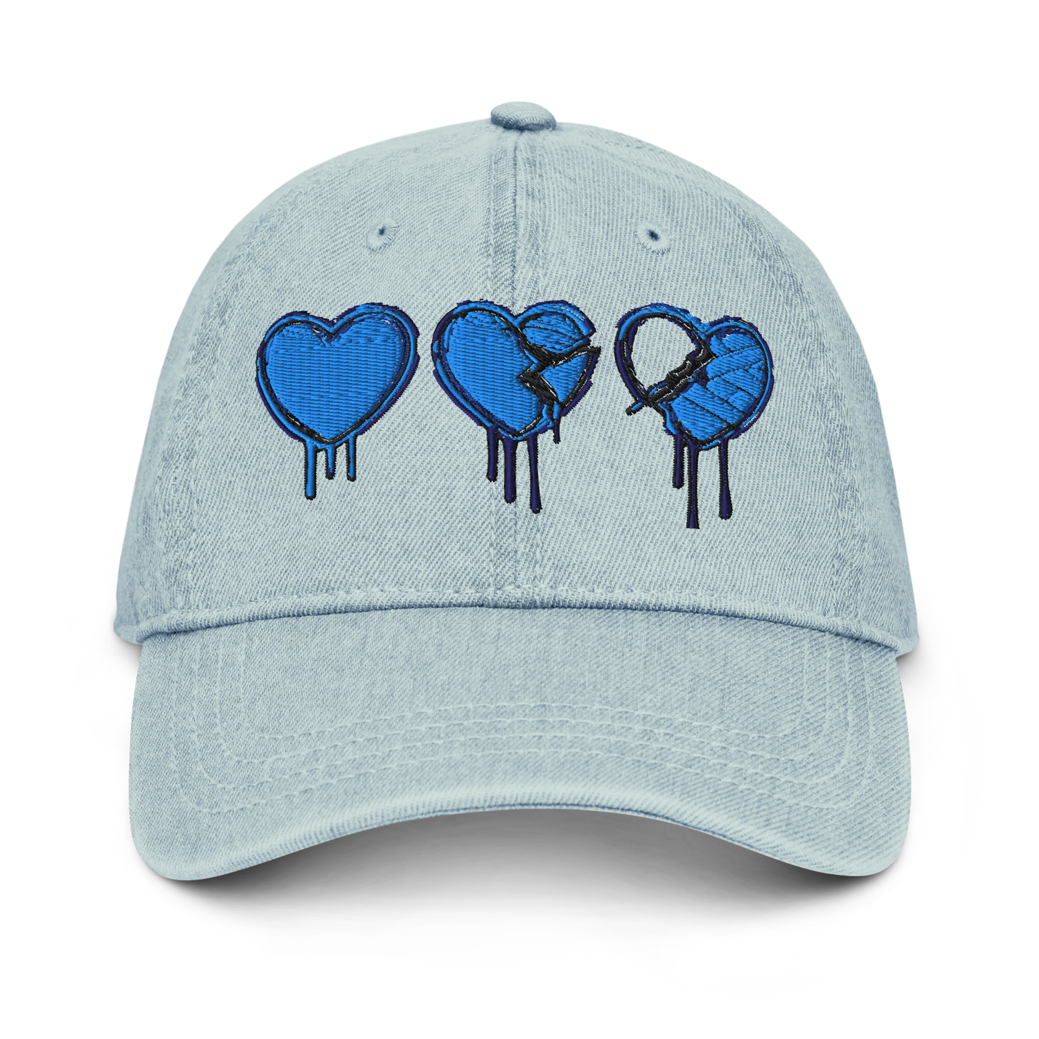 Denim Hat - Denim Hearts Collection