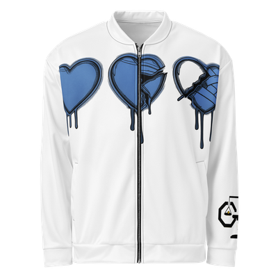 Signature Bomber Jacket - Denim Hearts Collection