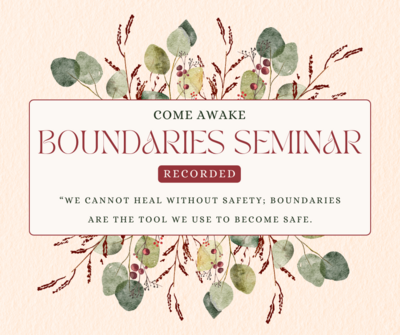 Boundaries Seminar