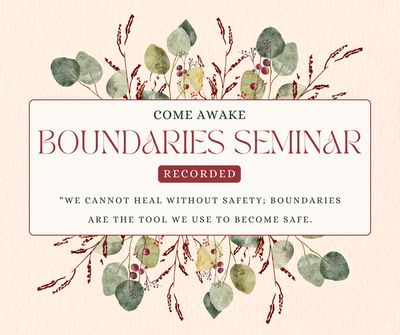 Boundaries Seminar