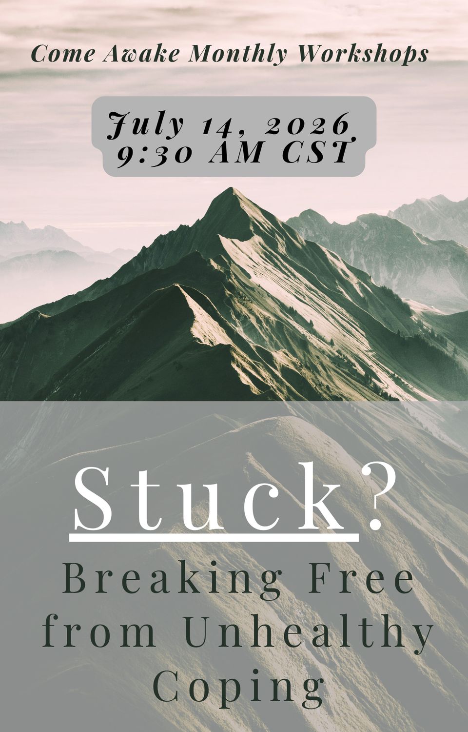Stuck: Breaking Free From Unhealthy Coping