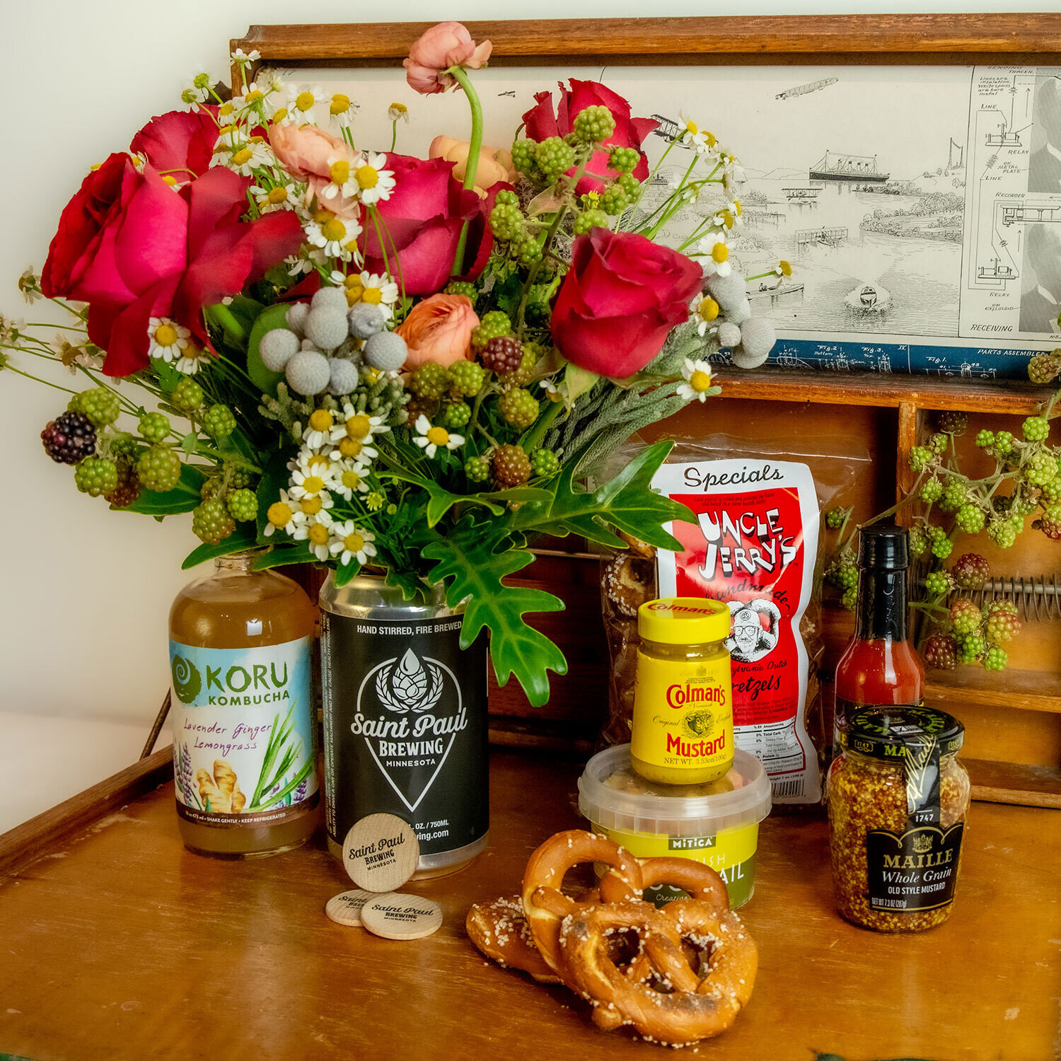 Craft Beer and Savory Bites Boutique Box