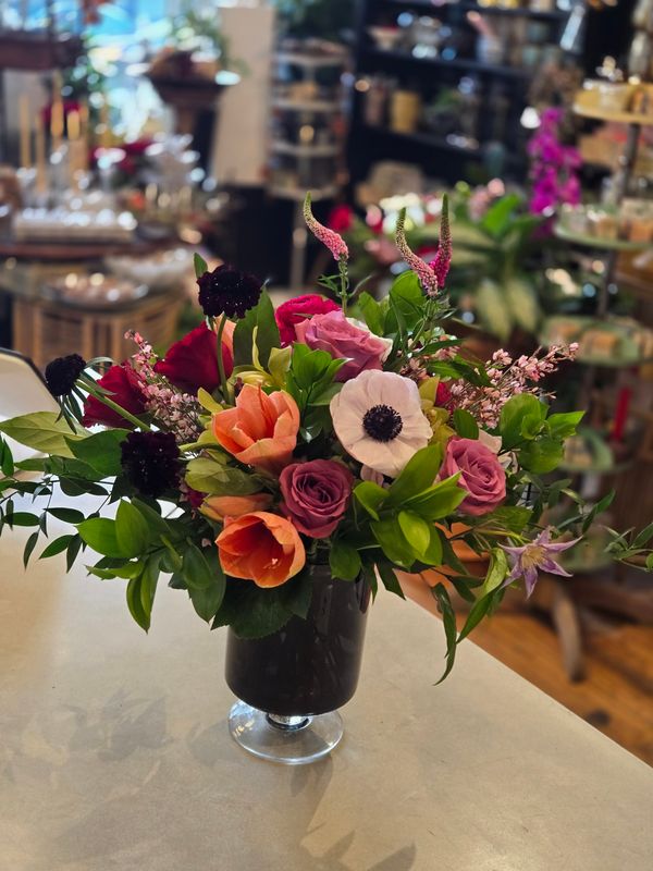 Gilded Circle Flower Subscription
