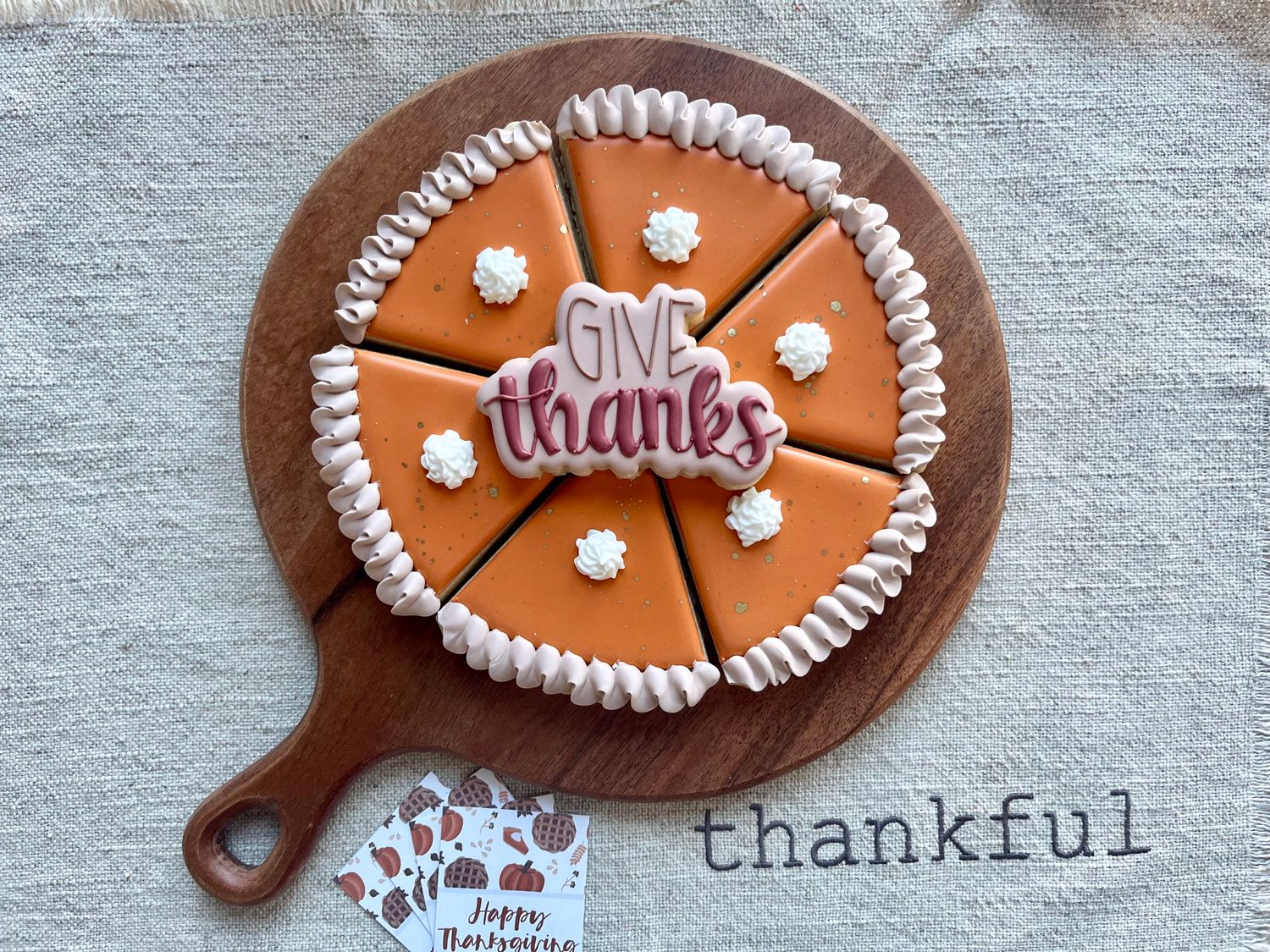 &quot;Pumpkin Pie&quot; Platter