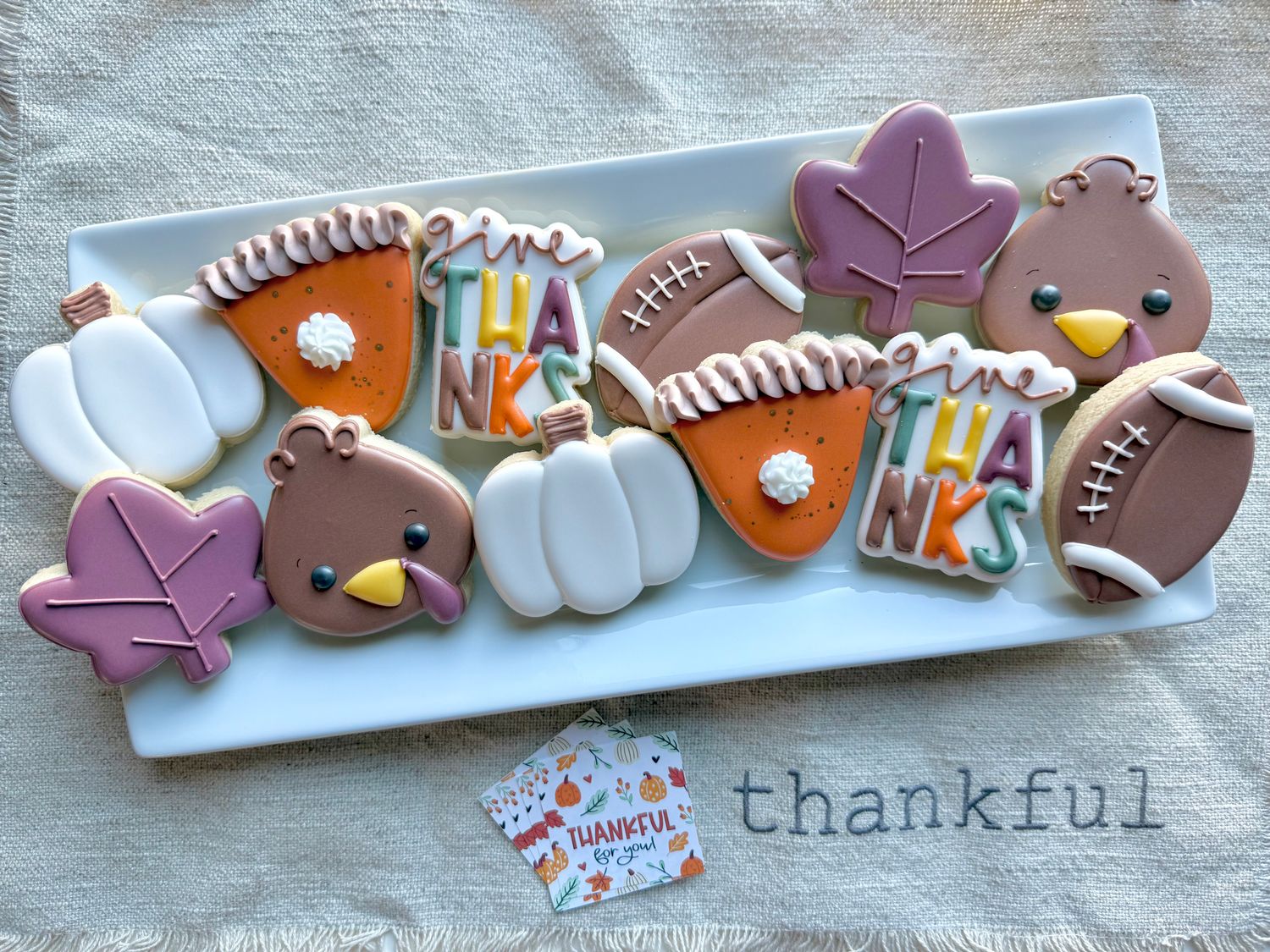 Thanksgiving Cookie Platter
