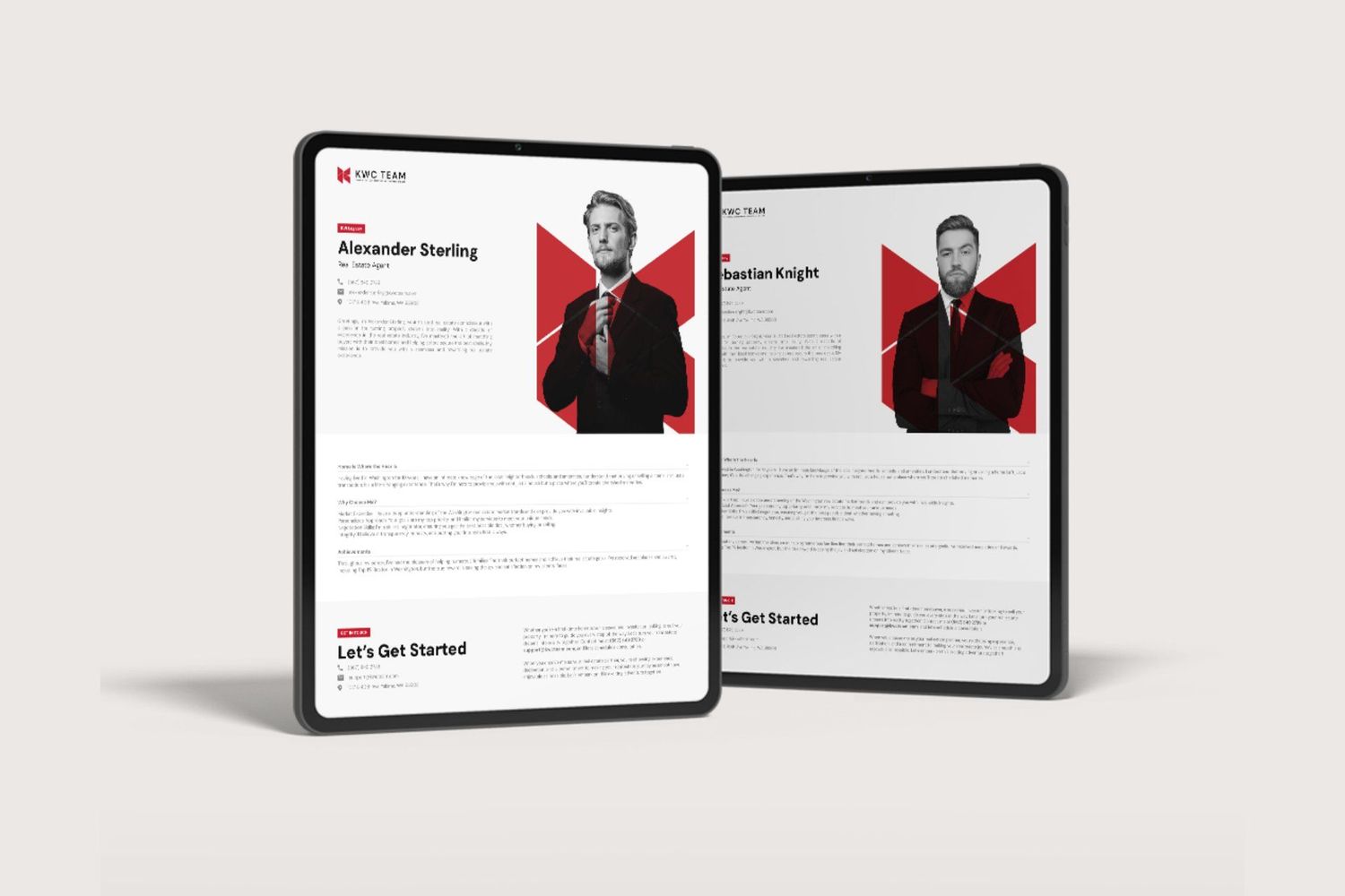 Branded Agent Bio Template