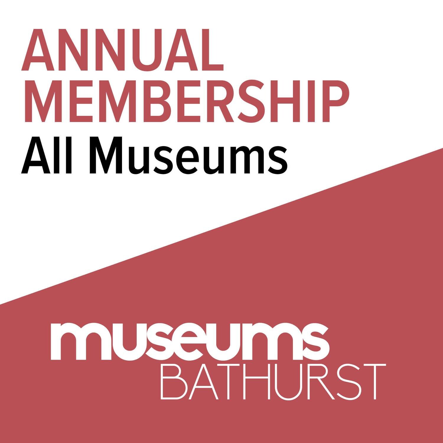 Museums Bathurst Annual Membership (All Museums) FROM $25.59